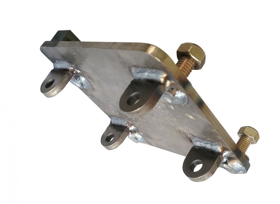 CPT Sanden to York Style A/C Compressor Retrofit Bracket w Hardware
